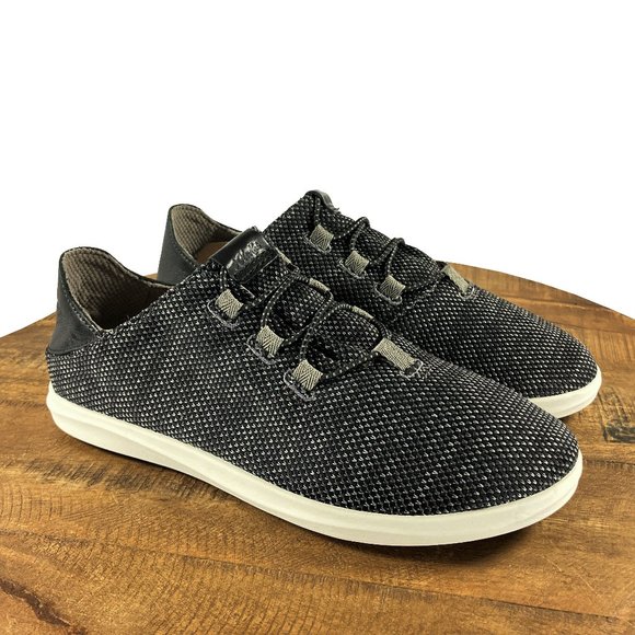 OluKai Shoes Olukai Haleiwa Li Haa Womens No Tie Shoes Blackoff